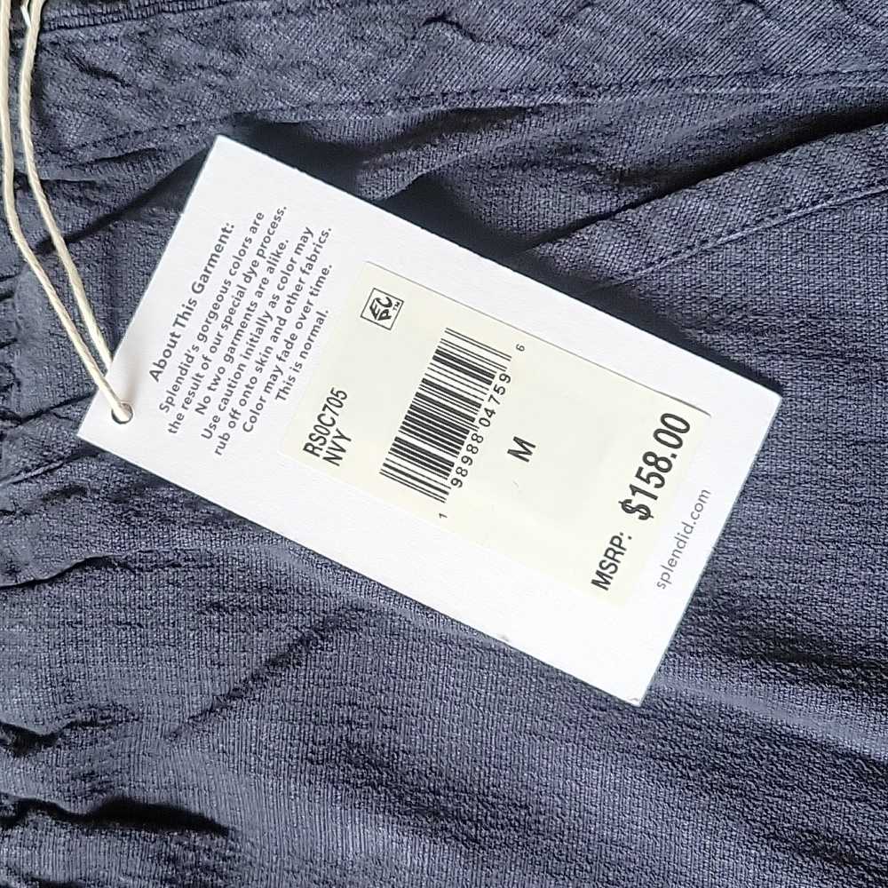 NWT Splendid Lakeside Jogger In Navy, Sz M - Picture 7 of 8